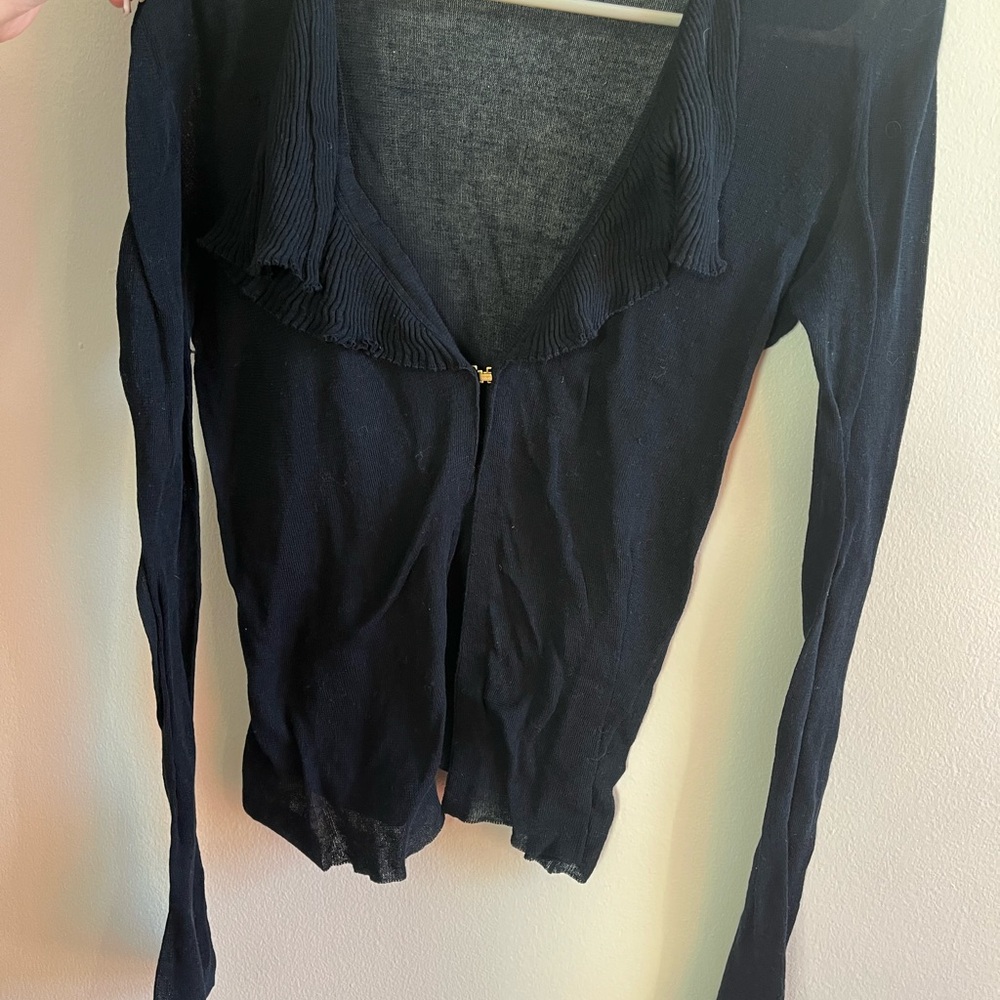 Gucci Elegant Black Knit Cardigan